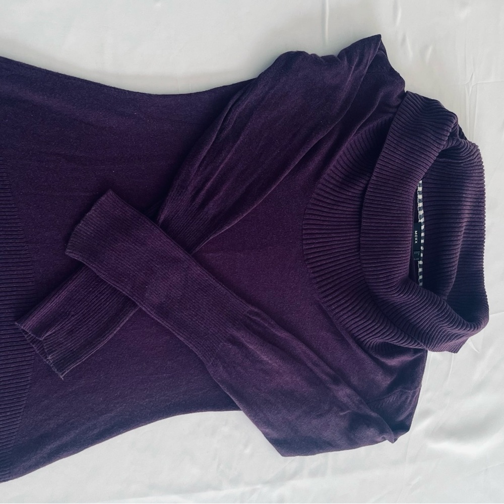 Mexx Deep Purple Cowl Neck Sweater